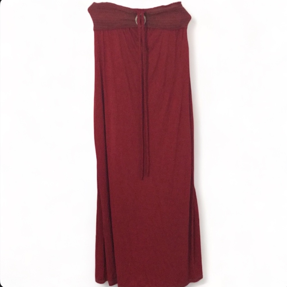 EUC Red long IZZY dress 100% Rayon